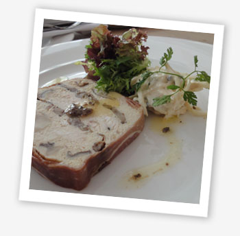 Hillside Bistro, Ventnor terrine of chicken