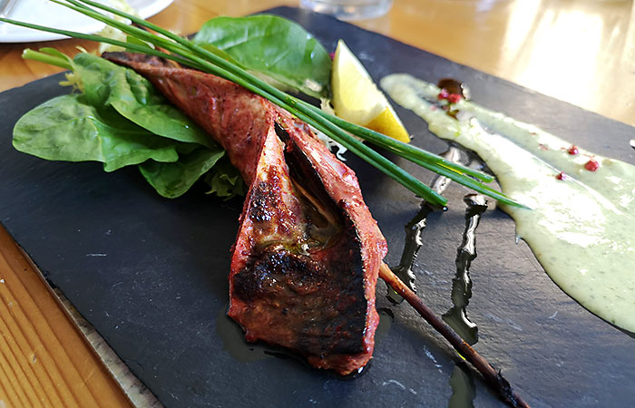 Tandoori mackerel